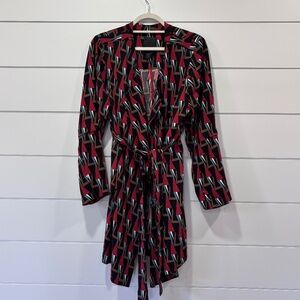 500 Maison Cinqcent open front lightweight belted trench size XL